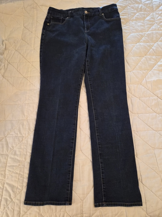 Chico's Denim - Chico So Slimming Girlfriend Slim Leg Jeans- Size 12R